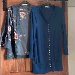 2 Hipster Row Boutique Cardigans